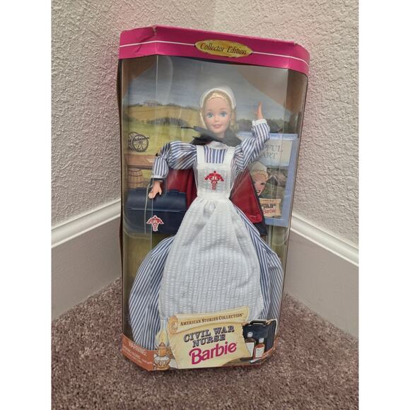 Mattel Other - Barbie Civil War Nurse Mattel NRFB Collector Edition Doll 1995 New 14612